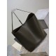 Super Clone Replica YSL Saint Laurent Bold hobo bag in smooth leather, dark green Top Replica YSL Saint Laurent Bold hobo bag in smooth leather, dark green