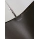 Super Clone Replica YSL Saint Laurent Bold hobo bag in smooth leather, dark green Top Replica YSL Saint Laurent Bold hobo bag in smooth leather, dark green