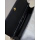 Super Clone Replica YSL Saint Laurent Kate clutch bag in grained leather, black Top Replica YSL Saint Laurent Kate clutch bag in grained leather, black