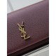 Super Clone Replica YSL Saint Laurent Kate clutch bag in grained leather, brown Top Replica YSL Saint Laurent Kate clutch bag in grained leather, brown