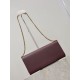 Super Clone Replica YSL Saint Laurent Kate clutch bag in grained leather, brown Top Replica YSL Saint Laurent Kate clutch bag in grained leather, brown