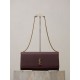 Super Clone Replica YSL Saint Laurent Kate clutch bag in grained leather, brown Top Replica YSL Saint Laurent Kate clutch bag in grained leather, brown