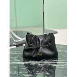 Top Replica Prada Dada small shoulder bag in black nappa leather