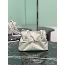 Top Replica Bag Prada Dada small shoulder bag in beige nappa leather