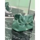 Top Replica Prada Dada small shoulder bag in green nappa leather