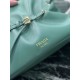 Top Replica Prada Dada small shoulder bag in green nappa leather