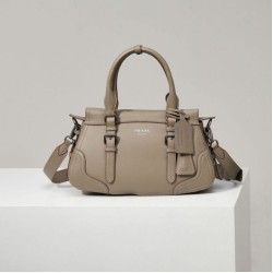 Top Replica Prada 1BG604 large handbag in beige