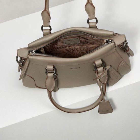Top Replica Prada 1BG604 large handbag in beige