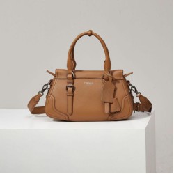 Top Replica Prada 1BG604 large handbag in brown