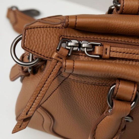 Top Replica Prada 1BG604 large handbag in brown