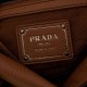 Top Replica Prada 1BG604 large handbag in brown