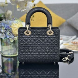 Super Clone Replica Dior Cannage Lucky Star Studded Mini Lady Dior Bag with D.I.O.R. Charms Black Top Replica Dior Cannage Lucky Star Studded Mini Lady Dior Bag with D.I.O.R. Charms Black