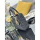 Super Clone Replica Dior Cannage Lucky Star Studded Mini Lady Dior Bag with D.I.O.R. Charms Black Top Replica Dior Cannage Lucky Star Studded Mini Lady Dior Bag with D.I.O.R. Charms Black