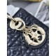 Super Clone Replica Dior Cannage Lucky Star Studded Mini Lady Dior Bag with D.I.O.R. Charms Black Top Replica Dior Cannage Lucky Star Studded Mini Lady Dior Bag with D.I.O.R. Charms Black
