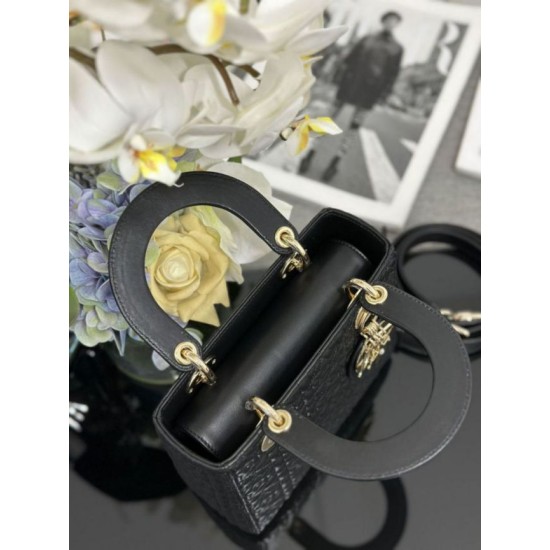 Super Clone Replica Dior Cannage Lucky Star Studded Mini Lady Dior Bag with D.I.O.R. Charms Black Top Replica Dior Cannage Lucky Star Studded Mini Lady Dior Bag with D.I.O.R. Charms Black