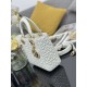 Super Clone Replica Dior Cannage Lucky Star Studded Mini Lady Dior Bag with D.I.O.R. Charms, White Top Replica Dior Cannage Lucky Star Studded Mini Lady Dior Bag with D.I.O.R. Charms, White