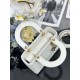 Super Clone Replica Dior Cannage Lucky Star Studded Mini Lady Dior Bag with D.I.O.R. Charms, White Top Replica Dior Cannage Lucky Star Studded Mini Lady Dior Bag with D.I.O.R. Charms, White