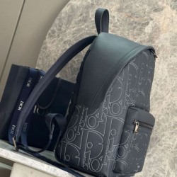 Super Clone Replica Men's Dior Rider 2.0 Dior Gravity Zip Backpack in Navy Blue Top Replica Men's Dior Rider 2.0 Dior Gravity Zip Backpack in Navy Blue