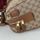 Top Replica Gucci Ophidia Medium Boston Bag 857595 Brown