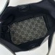 Top Replica Gucci Giglio Small Tote Bag 860845 Black/White