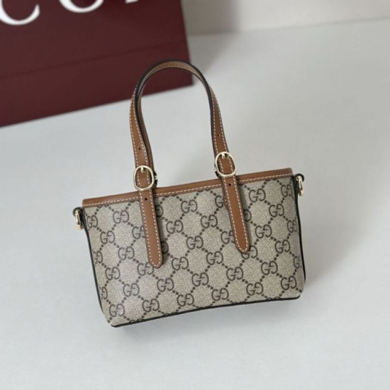 Top Replica Gucci Mini Bag 855491 Brown