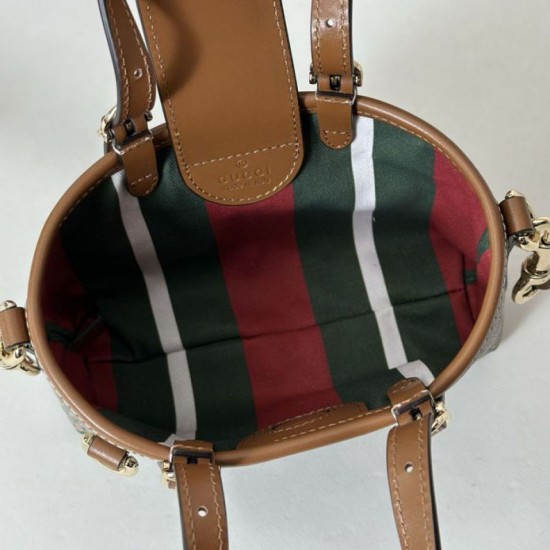 Top Replica Gucci Mini Bag 855491 Brown