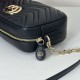 Top Replica Gucci 855273 GG Marmont Small Camera Bag, Black