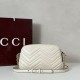 Top Replica Gucci 855273 GG Marmont Small Camera Bag, White
