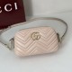 Top Replica Gucci 855273 GG Marmont Small Camera Bag, Pink