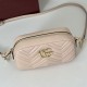 Top Replica Gucci 855273 GG Marmont Small Camera Bag, Pink