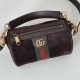 Top Replica Gucci 846869 Ophidia Mini Bag, Brown Suede
