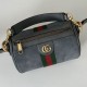 Top Replica Gucci 846869 Ophidia Mini Bag, Green Suede