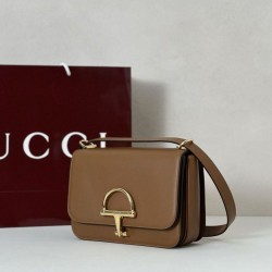 Top Replica Gucci 846705 Siena Small Crossbody Bag, Brown