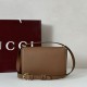 Super Clone Replica Gucci 846705 Siena Small Crossbody Bag, Brown Top Replica Gucci 846705 Siena Small Crossbody Bag, Brown