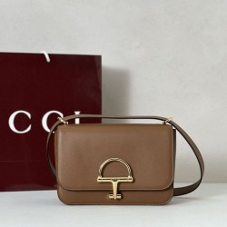 Top Replica Gucci 846705 Siena Small Crossbody Bag, Brown