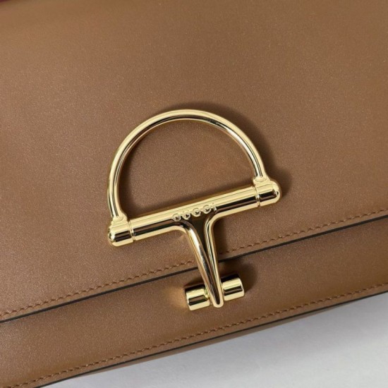 Super Clone Replica Gucci 846705 Siena Small Crossbody Bag, Brown Top Replica Gucci 846705 Siena Small Crossbody Bag, Brown
