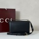 Super Clone Replica Gucci 846705 Siena Small Crossbody Bag, Black Top Replica Gucci 846705 Siena Small Crossbody Bag, Black