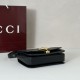 Super Clone Replica Gucci 846705 Siena Small Crossbody Bag, Black Top Replica Gucci 846705 Siena Small Crossbody Bag, Black