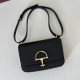 Super Clone Replica Gucci 846705 Siena Small Crossbody Bag, Black Top Replica Gucci 846705 Siena Small Crossbody Bag, Black