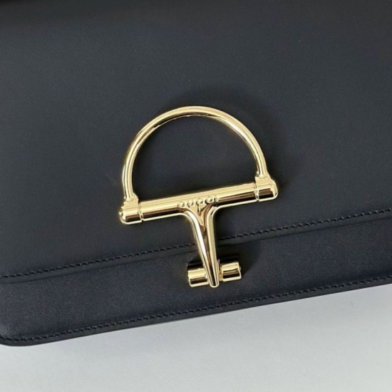 Super Clone Replica Gucci 846705 Siena Small Crossbody Bag, Black Top Replica Gucci 846705 Siena Small Crossbody Bag, Black
