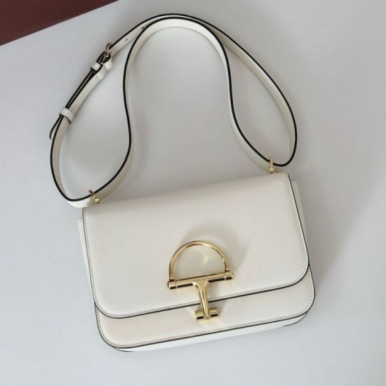 Super Clone Replica Gucci 846705 Siena Small Crossbody Bag, White Top Replica Gucci 846705 Siena Small Crossbody Bag, White
