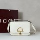 Super Clone Replica Gucci 846705 Siena Small Crossbody Bag, White Top Replica Gucci 846705 Siena Small Crossbody Bag, White