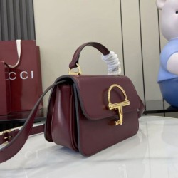 Top Replica Gucci Siena Small Top-Handle Bag 855536 Brown