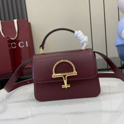 Top Replica Gucci Siena Small Top-Handle Bag 855536 Brown