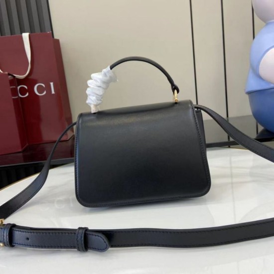 Super Clone Replica Gucci Siena Small Top-Handle Bag 855536 Black Top Replica Gucci Siena Small Top-Handle Bag 855536 Black