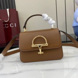 Top Replica Gucci Siena Small Top-Handle Bag 855536 Burgundy