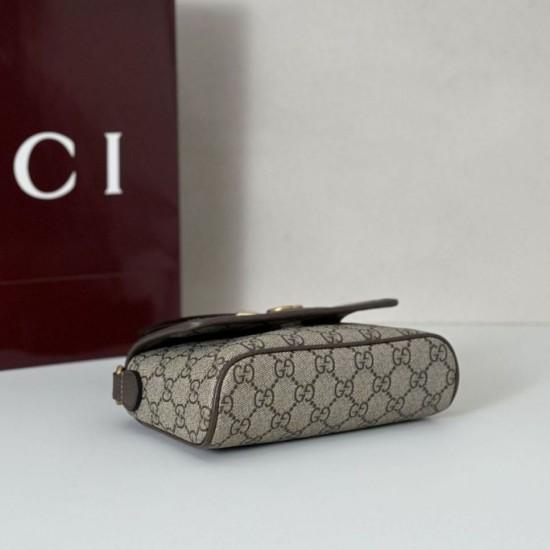 Top Replica Gucci Ophidia Mini Shoulder Bag 838599 Brown
