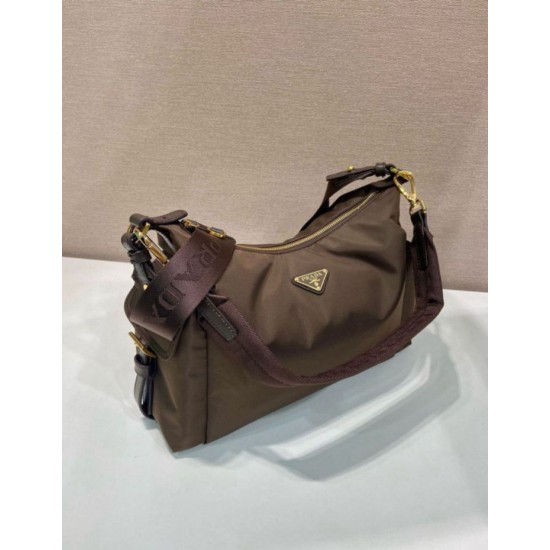 Super Clone Replica Prada Explore Large Re-Nylon Shoulder Bag 1BC264 Terra di Siena Top Replica Prada Explore Large Re-Nylon Shoulder Bag 1BC264 Terra di Siena