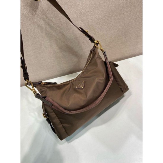 Super Clone Replica Prada Explore Large Re-Nylon Shoulder Bag 1BC264 Terra di Siena Top Replica Prada Explore Large Re-Nylon Shoulder Bag 1BC264 Terra di Siena