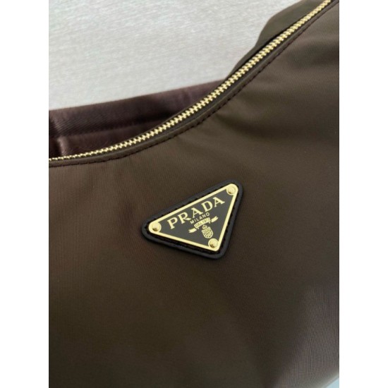 Super Clone Replica Prada Explore Large Re-Nylon Shoulder Bag 1BC264 Terra di Siena Top Replica Prada Explore Large Re-Nylon Shoulder Bag 1BC264 Terra di Siena